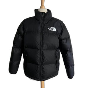 The North Face 1996 Retro Nuptse Black Puffer Coat Teen XXL/Adult M/L 700 Fill